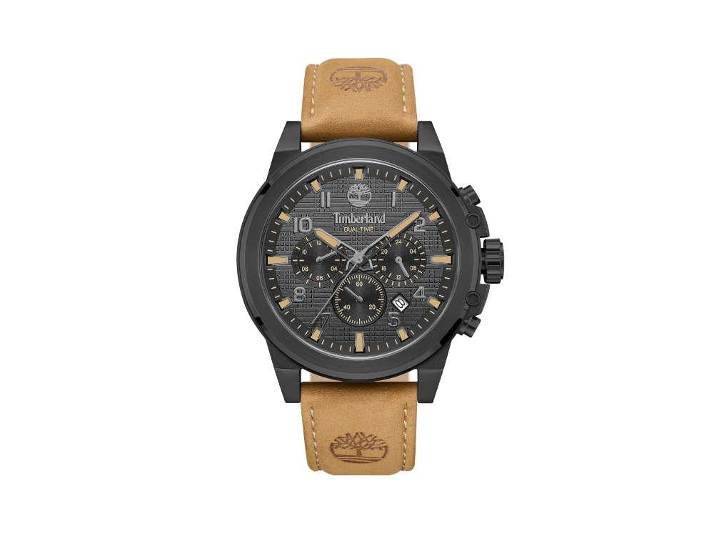 Timberland Fast Strike Quartz Watch, PVD, Black, 46 mm, TDWGF0109503
