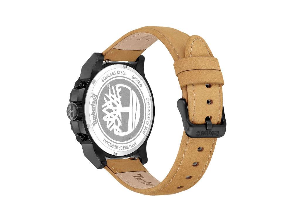 Timberland Fast Strike Quartz Watch, PVD, Black, 46 mm, TDWGF0109503
