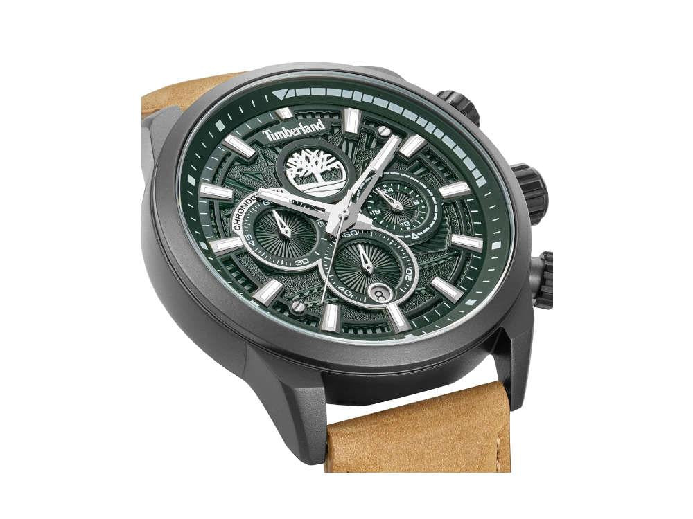 Timberland Henniker II 10th Anniversary Quartz Watch, Green, 46 mm, TDWGQ00949X2