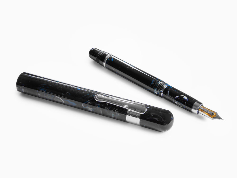 Taccia Covenant Ocean Whispers Fountain Pen, Resin, Blue, TCV-SSF-OW