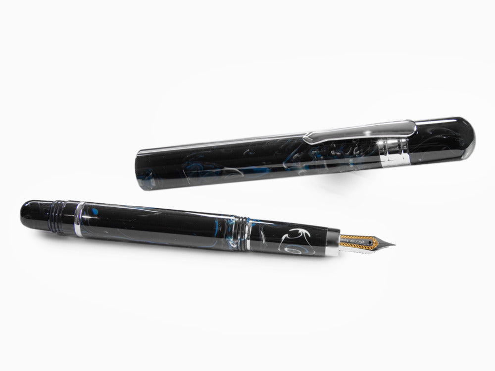 Taccia Covenant Ocean Whispers Fountain Pen, Resin, Blue, TCV-SSF-OW