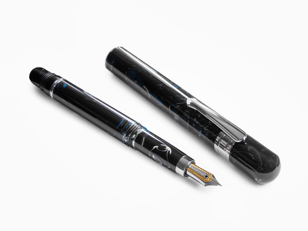 Taccia Covenant Ocean Whispers Fountain Pen, Resin, Blue, TCV-SSF-OW