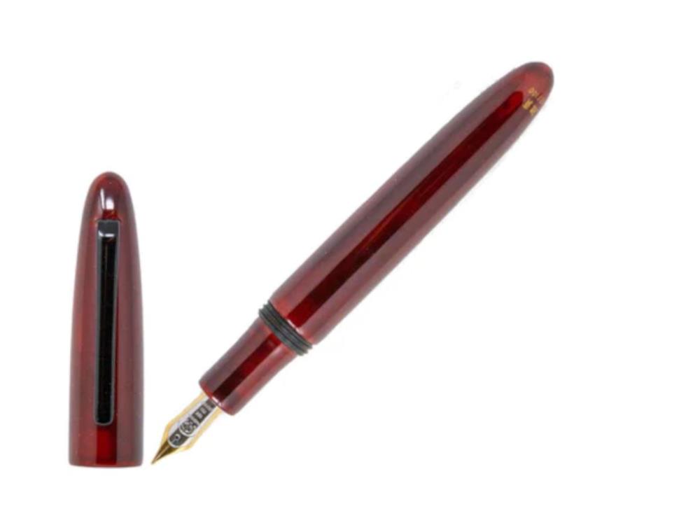 Taccia Miyabi Earth LE Aka Tamenuri Fountain Pen, TME-1395F-AK