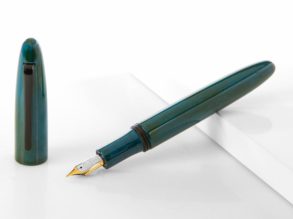 Taccia Miyabi Earth LE Ocean Aodame Fountain Pen, TME-1395F-OA