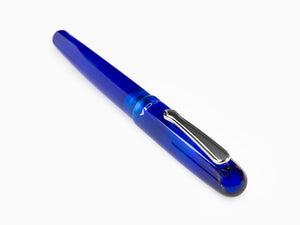 Taccia Spectrum Ocean Blue Fountain Pen, Resin, Blue, Polished, Chrome