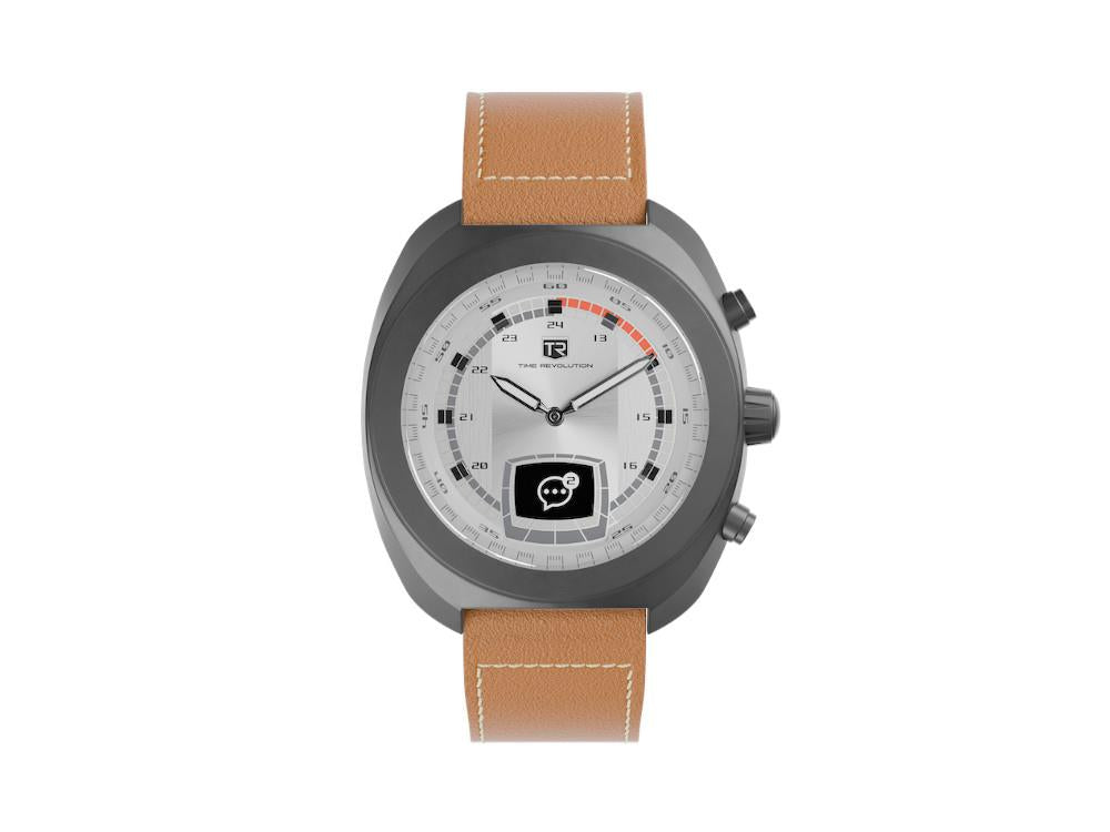 Time Revolution Hybrid 01 Glacier PVD Hybrid Watch, Grey, 42 mm, TR01.4B-1-1