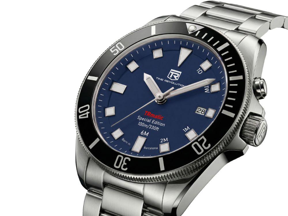 Time Revolution TRmatic Ocean Automatic Watch, 42 mm, Blue, TR02.02MB