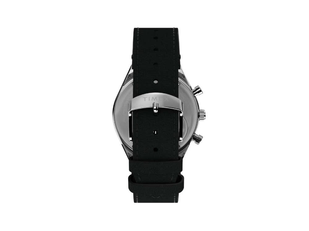 Timex Q Timex Chronograph x Peanuts Snoopy Quartz Watch, White, 40 mm, TW2W68900