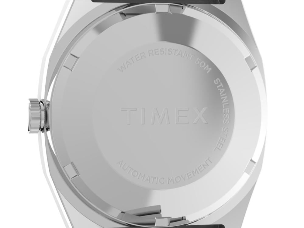 Timex E Line Automatic Watch, White, 34 mm, TW2W70800