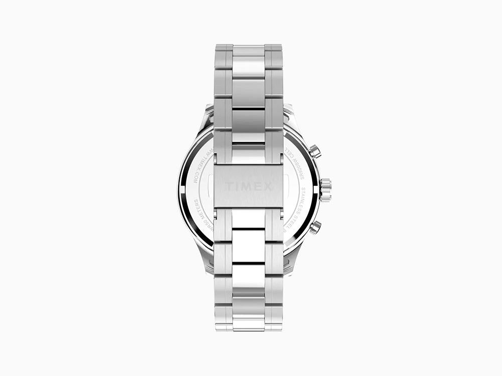 Timex Trend Dress Chronograph Quartz Watch, Black, 43mm, TW2Y01400