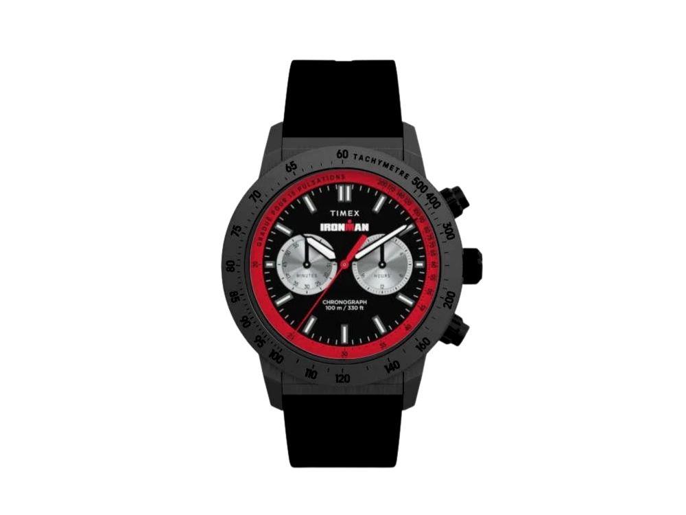 Timex Ironman Premium Quartz Watch, Black, 44 mm, Chronograph, TW2Y01900