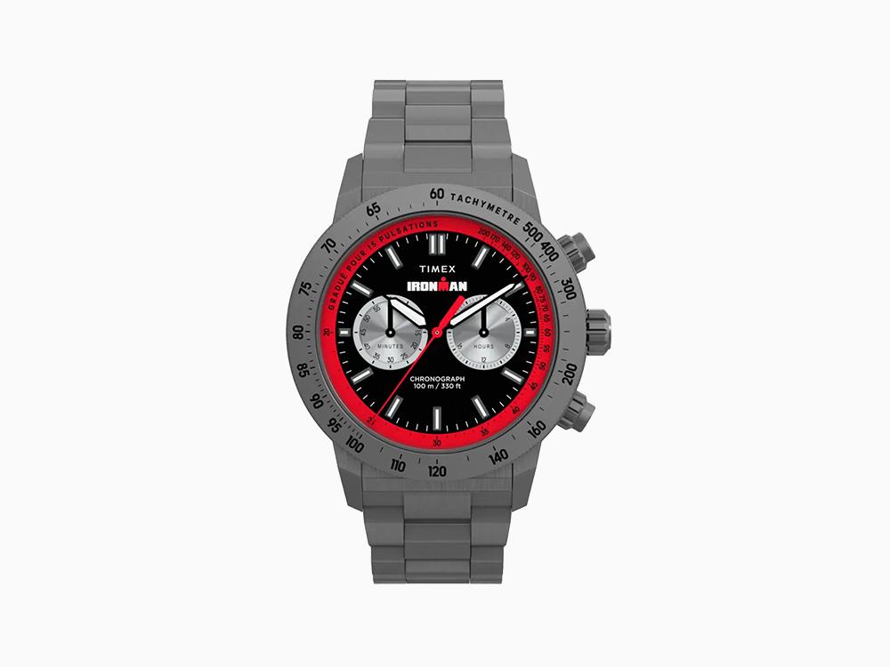 Timex Ironman Quartz Watch, Black, 44 mm, Chronograph, TW2Y02000