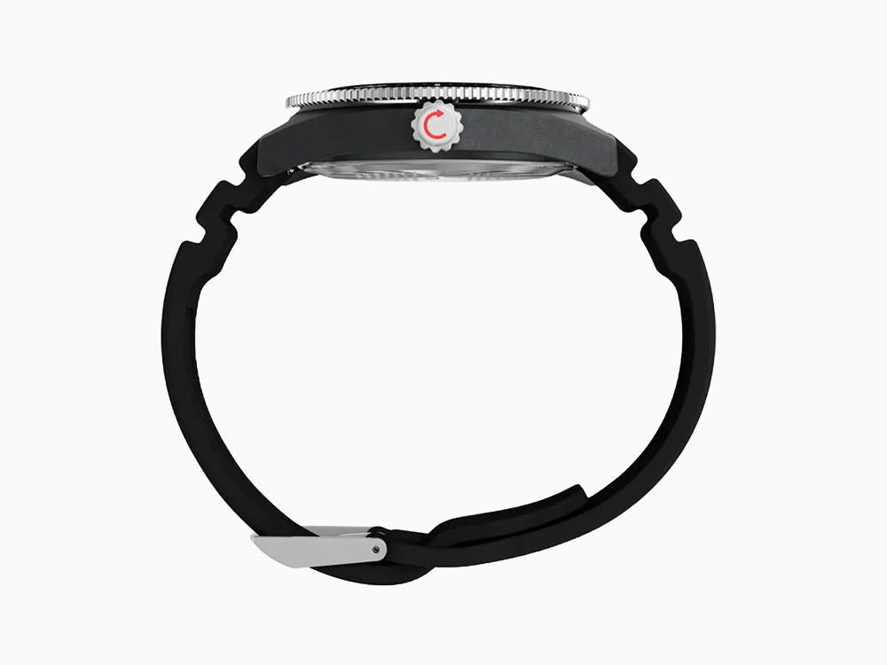 Timex Deepwater Reef 200 Composite Quartz Watch, Black, 43 mm, TW2Y02200