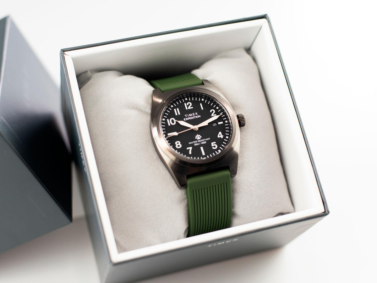 Timex Expedition Capstone Quartz Watch, Black, 39 mm, TW2Y18000