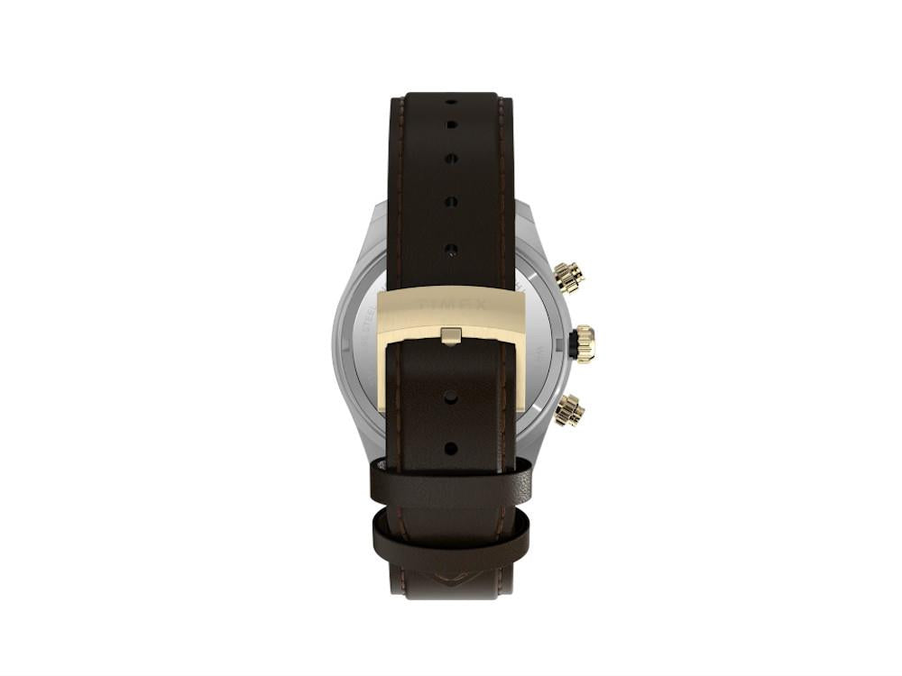 Timex The Waterbury Heritage Quartz Watch, Black, Chronograph, TW2Y24100