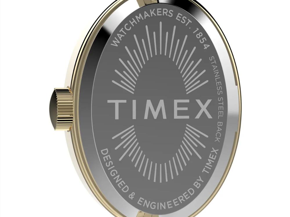 Timex Cavatina Quartz Watch, Brass, White, 19mm, TW2Y26700