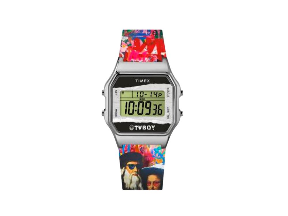 Timex 80 TVBoy Digital Watch, 34mm, TW2Y46800