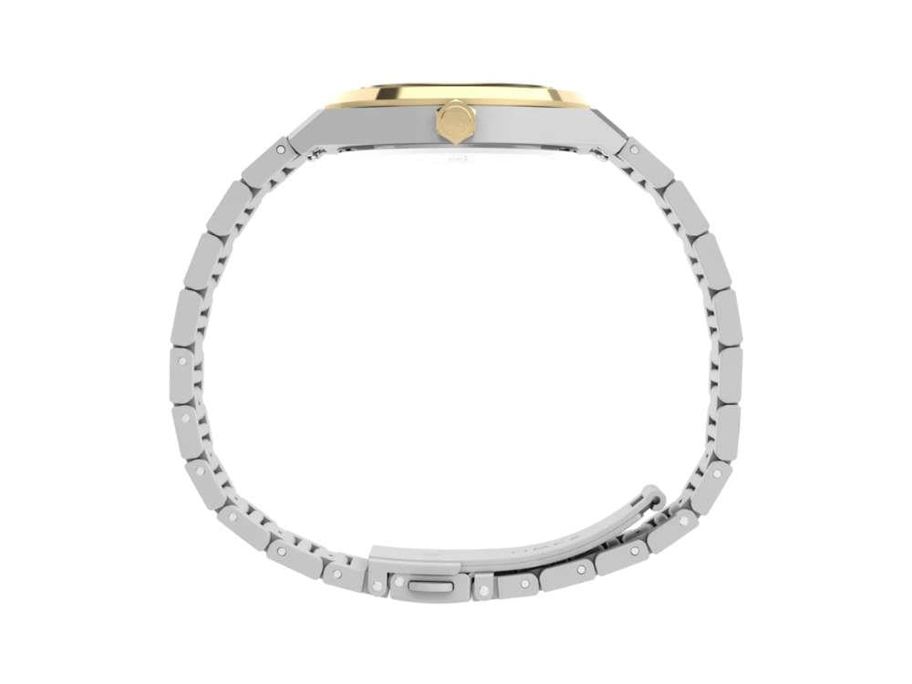 Timex Q Timex Marbella Quartz Watch, Silver, 34 mm, TW2Y81900