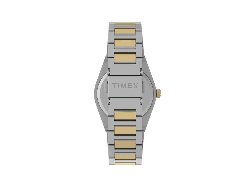Timex Q Timex Marbella Quartz Watch, Silver, 34 mm, TW2Y81900