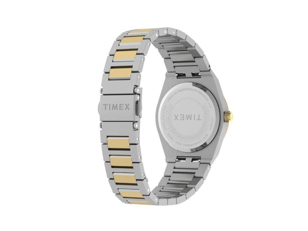 Timex Q Timex Marbella Quartz Watch, Silver, 34 mm, TW2Y81900