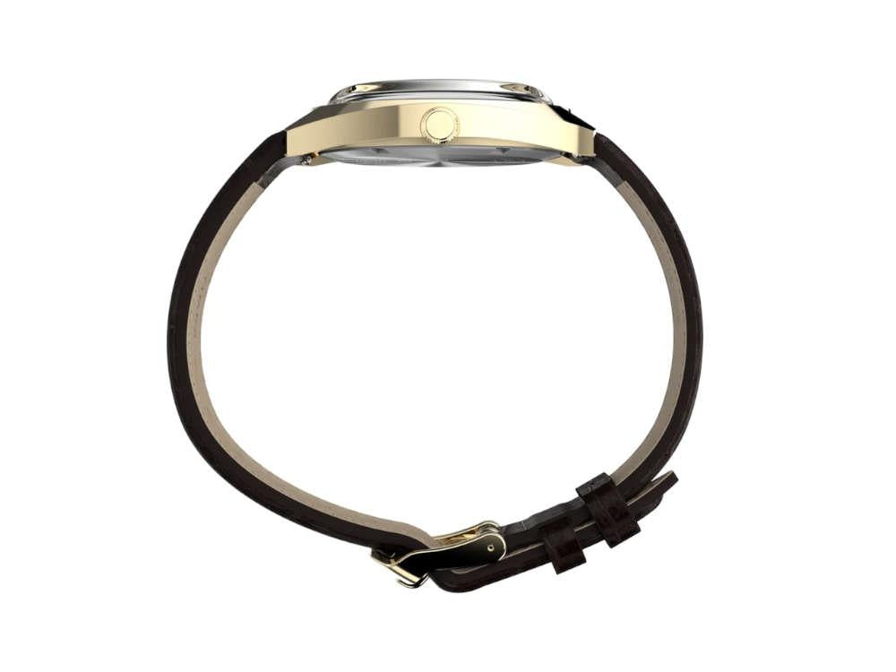 Timex Lab Reissue 1976 Quartz Watch, PVD Gold, Black, 37 mm, TW2Y82100