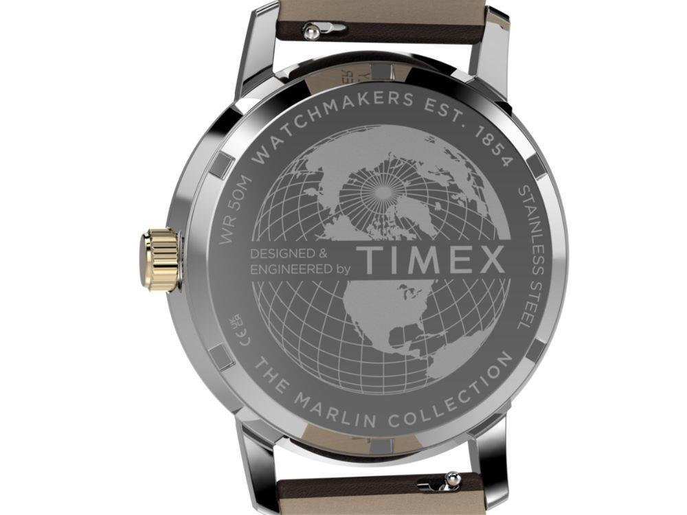 Timex Marlin Quartz Watch, Brown, 40 mm, TW2Y84200