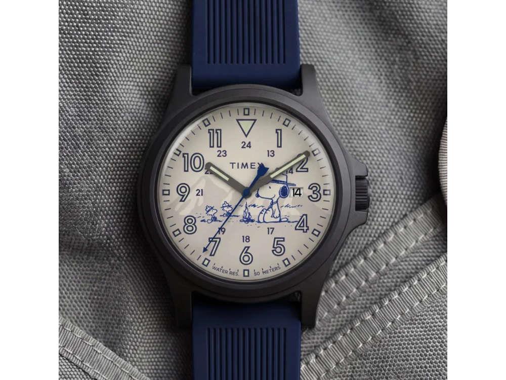 Timex Peanuts Expedition Acadia Quartz Watch, Resin, 40 mm, TW2Y84700