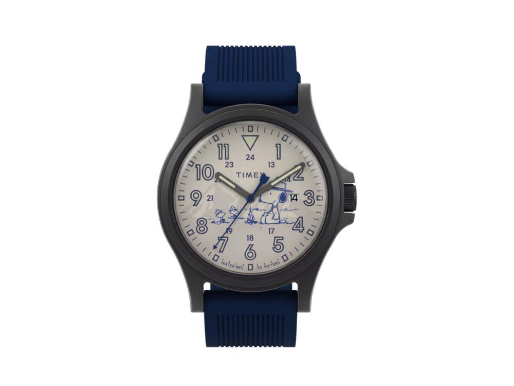Timex Peanuts Expedition Acadia Quartz Watch, Resin, 40 mm, TW2Y84700