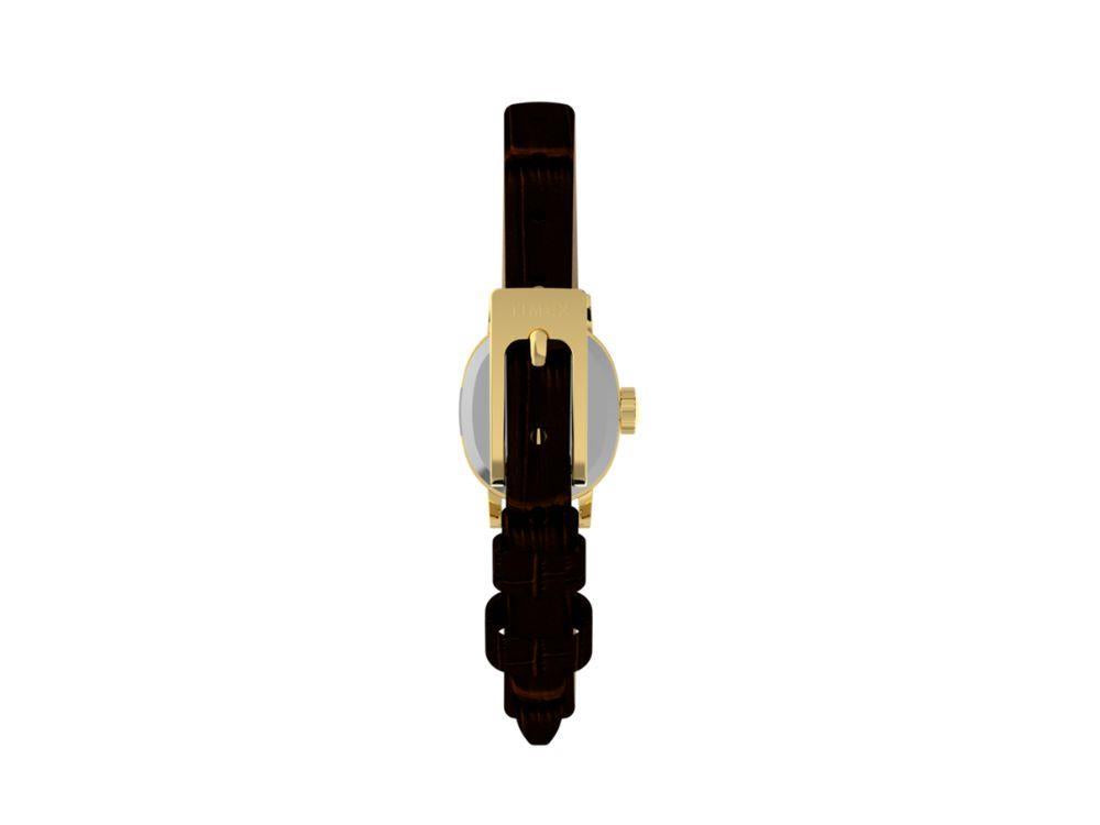 Timex Cavatina Main Line Quartz Watch, Brass, Beige, TW2Y87700