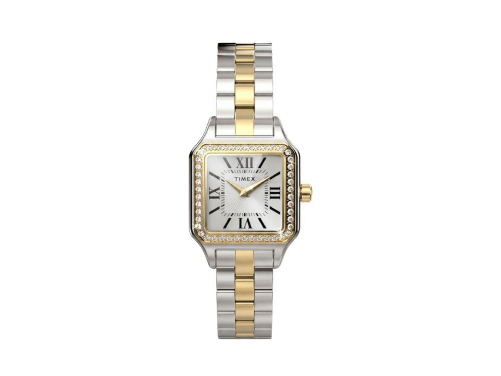 Timex Trend Addison Quartz Watch, Brass, Silver, TW2Y90400
