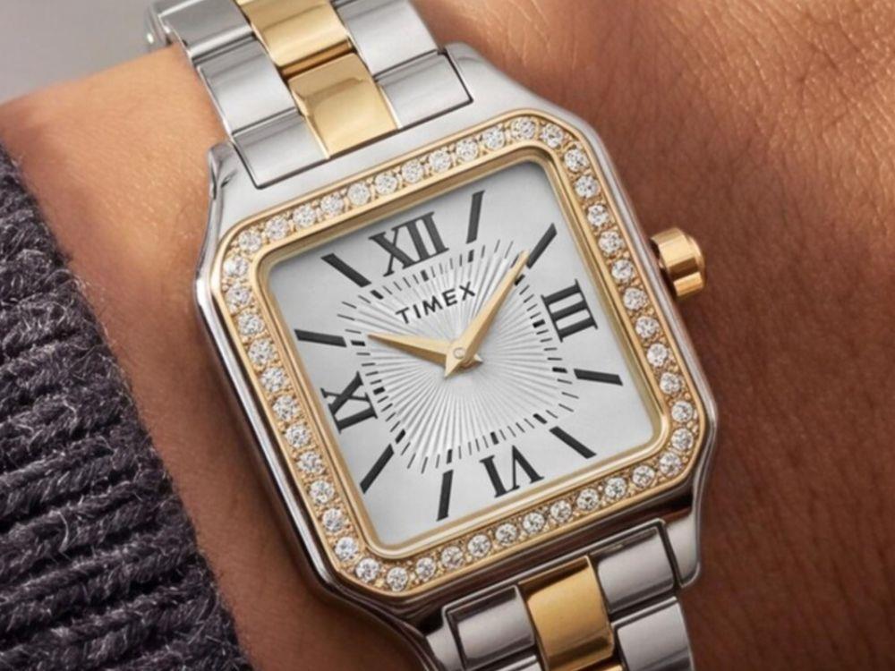 Timex Trend Addison Quartz Watch, Brass, Silver, TW2Y90400