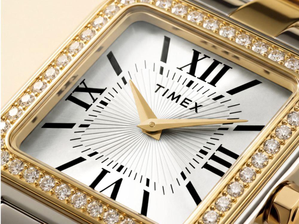 Timex Trend Addison Quartz Watch, Brass, Silver, TW2Y90400