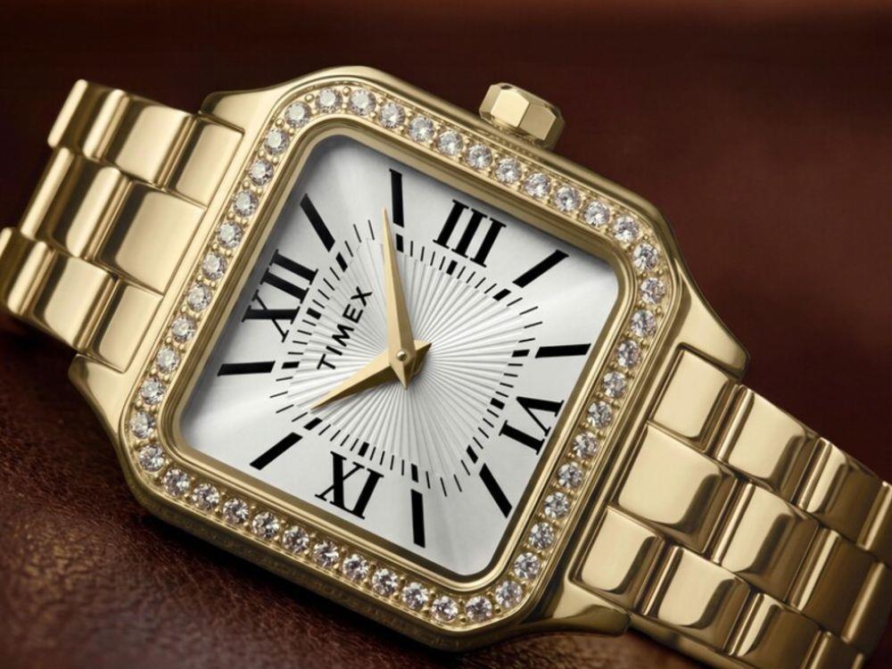Timex Trend Addison Quartz Watch, Brass, Silver, TW2Y90500