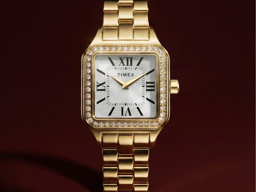 Timex Trend Addison Quartz Watch, Brass, Silver, TW2Y90500