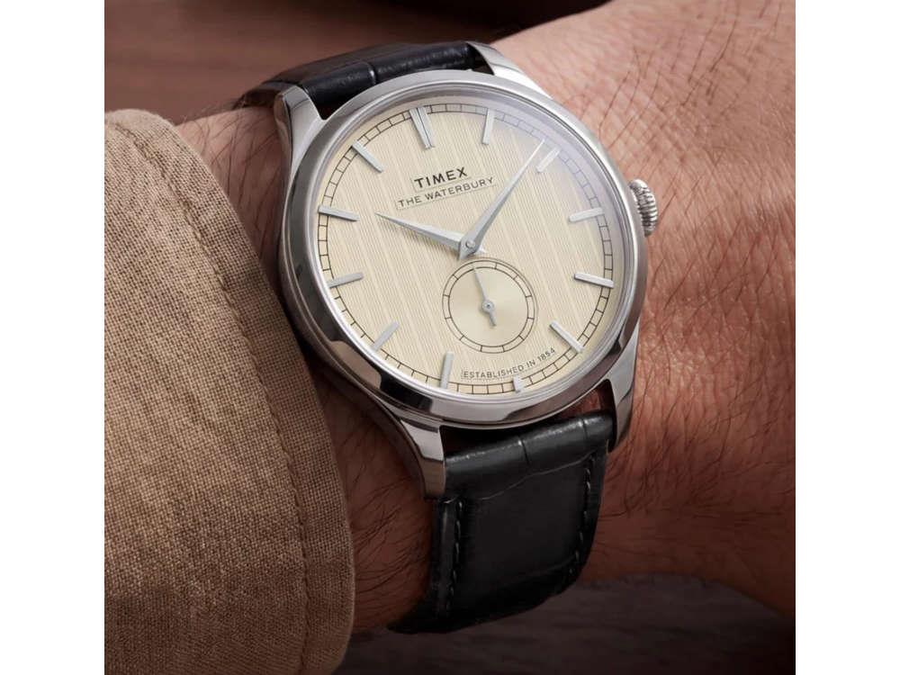 Timex The Waterbury Classic Sub-Second Quartz Watch, 39 mm, TW2Y92000