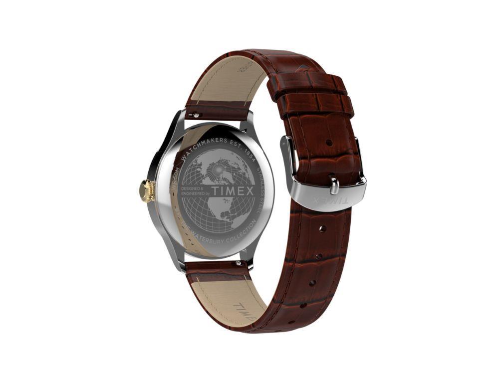 Timex The Waterbury Classic Quartz Watch, Black, 39 mm, TW2Y92100