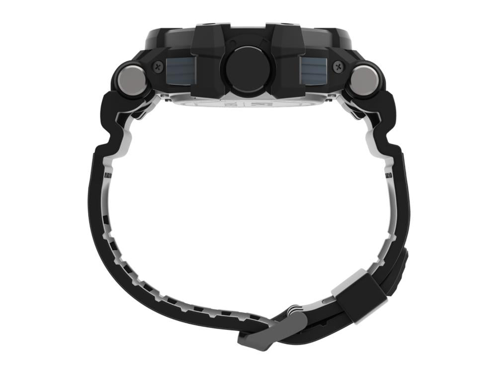 Timex UFC Colossus Quartz Watch, Polycarbonate, Black, 53 mm, TW5M51800
