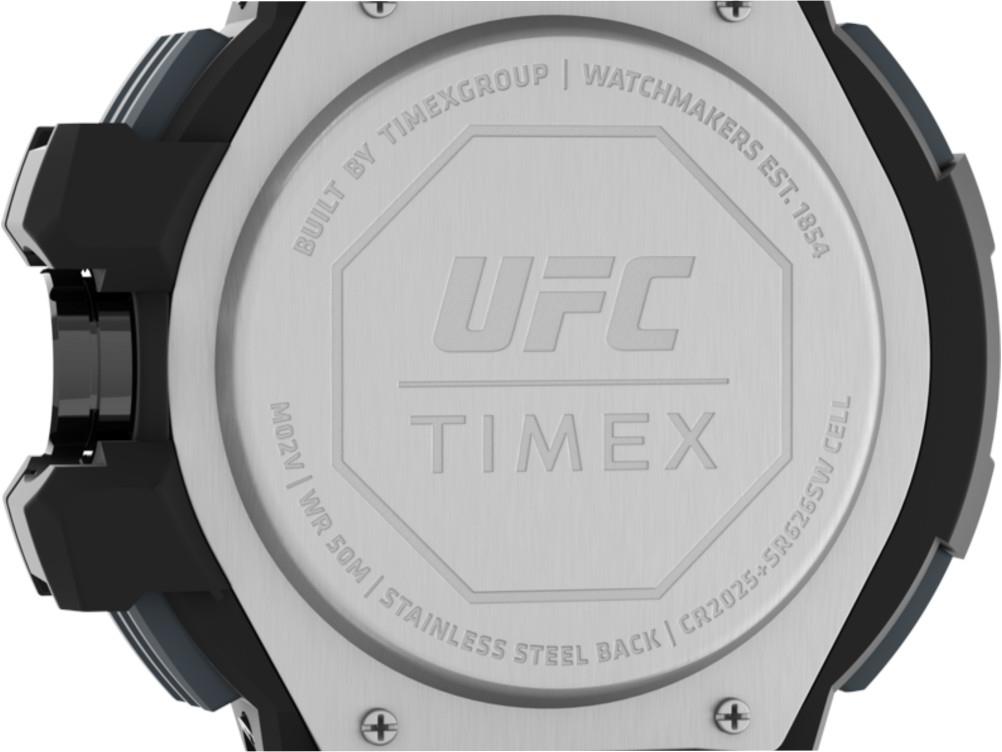 Timex UFC Colossus Quartz Watch, Polycarbonate, Black, 53 mm, TW5M51800