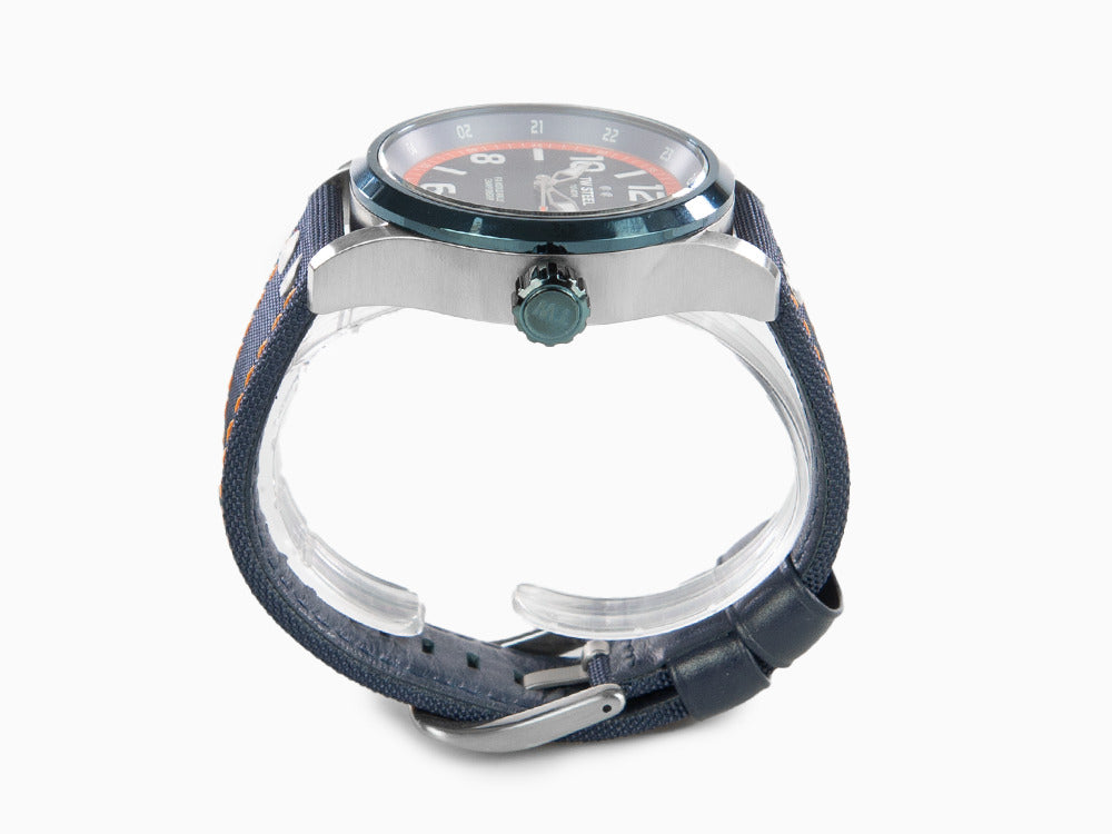 TW Steel WRC Quartz Watch, Blue, 45 mm, Fabric strap, 10 atm, VS92