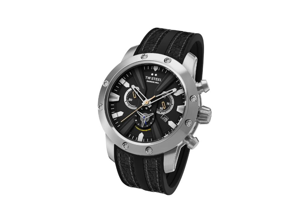 TW SteelFast Lane Quartz Watch, Black, 47 mm, Limited Edition, GT15