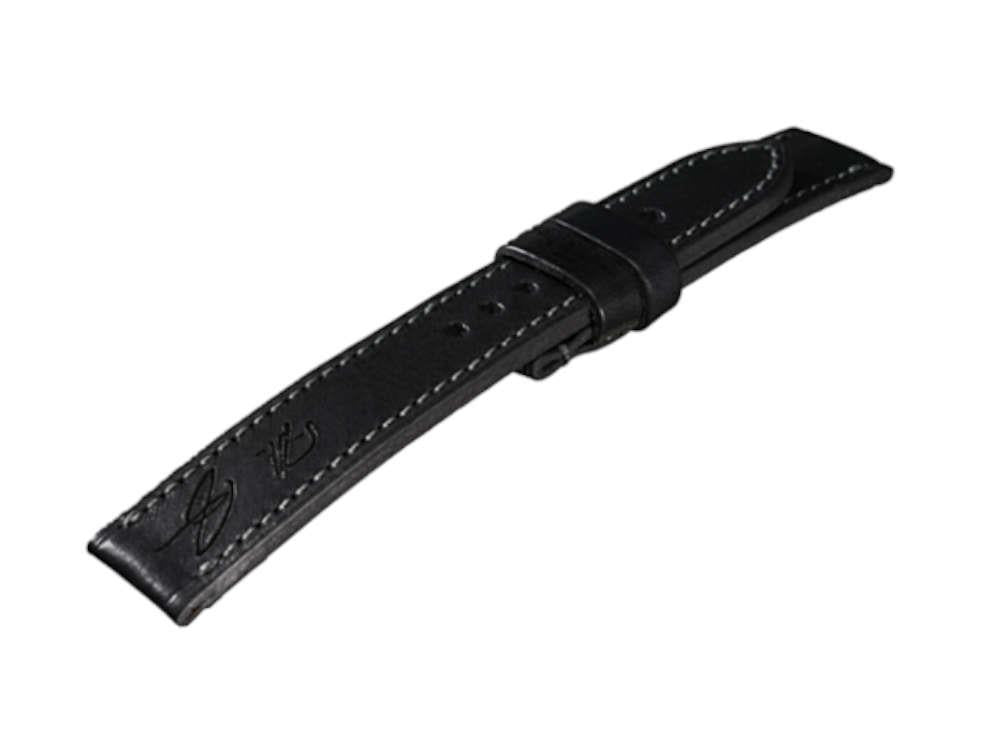 U-Boat Accesorios Strap, Calfskin Leather, Black, 22mm, 8277/Z