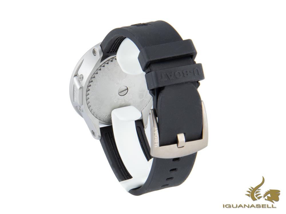 U-Boat Capsoil SS Quartz Watch, Stainless Steel 316L, Black, 45 mm, 8110/A