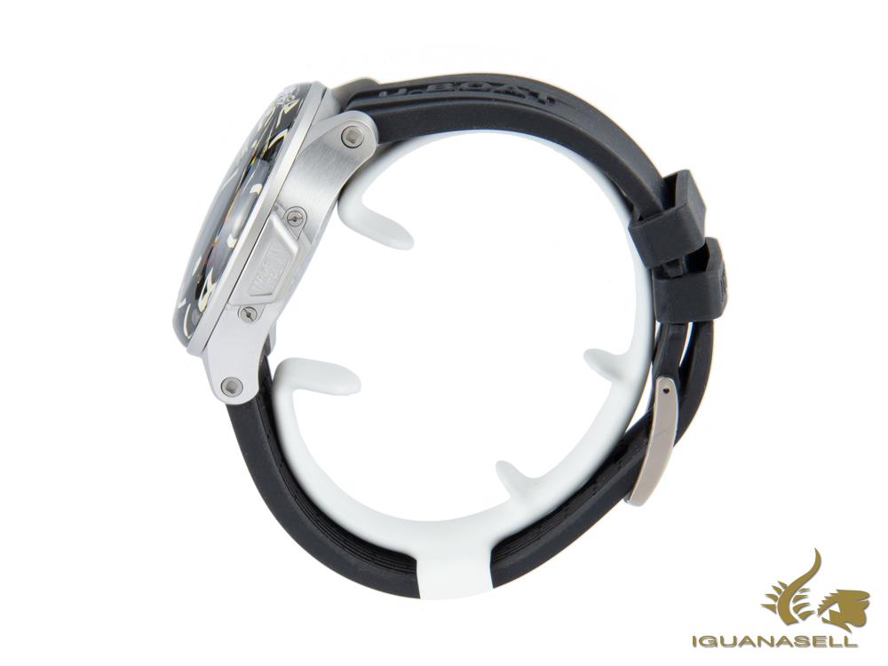 U-Boat Capsoil SS Quartz Watch, Stainless Steel 316L, Black, 45 mm, 8110/A