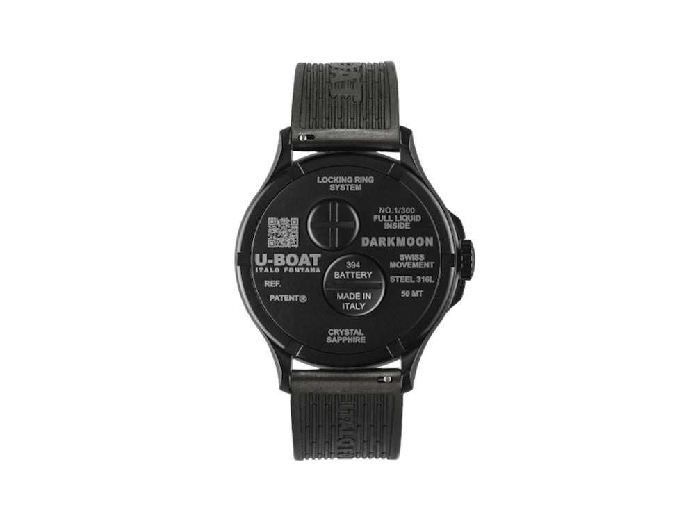 U-Boat Capsoil Darkmoon 25.º PVD Quartz Watch, Black, Limited Edition, 2026
