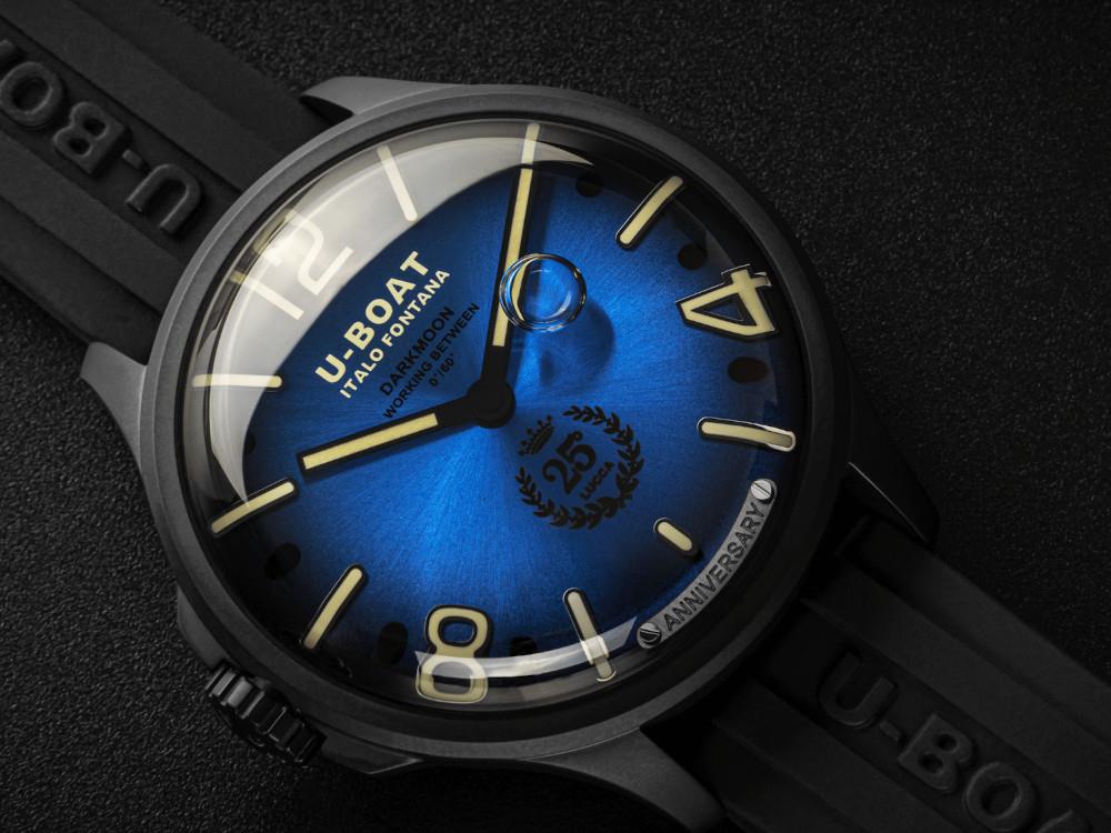 U-Boat Capsoil Darkmoon 25° Blue Soleil PVD, Quartz Watch, Limited Edition, 2028