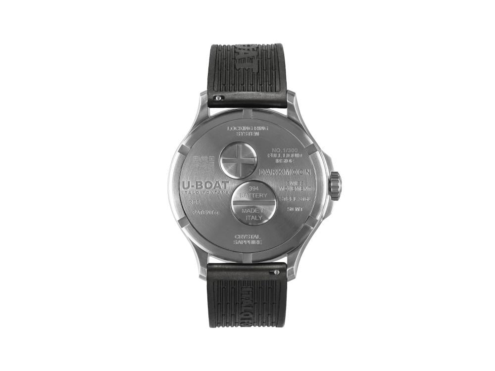 U-Boat Capsoil Darkmoon 25° SS Blue Soleil Quartz Watch, Limited Edition, 2029