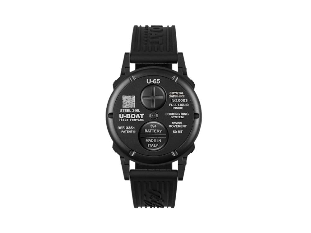 U-Boat U-65 PVD Green Quartz Watch, 44 mm, 3351