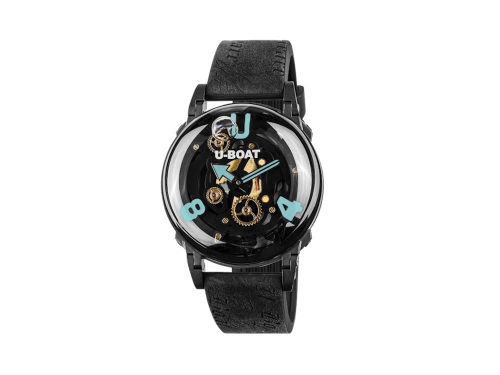 U-Boat U-65 PVD Aqua Quartz Watch, PVD, 44 mm, Grey, 3353