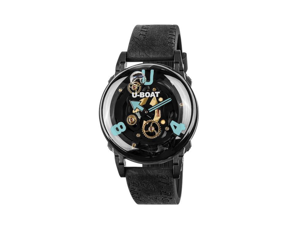 U-Boat U-65 PVD Aqua Quartz Watch, PVD, 44 mm, Grey, 3353