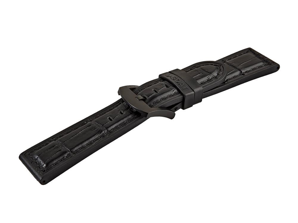 U-Boat Accesorios Strap, Rubber, Black, 23 mm., Steel, IPB, 5013